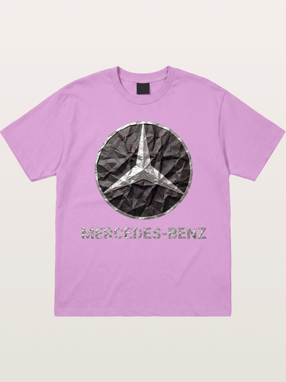 Mercedes Crumpled Paper Logo Gildan T-shirt