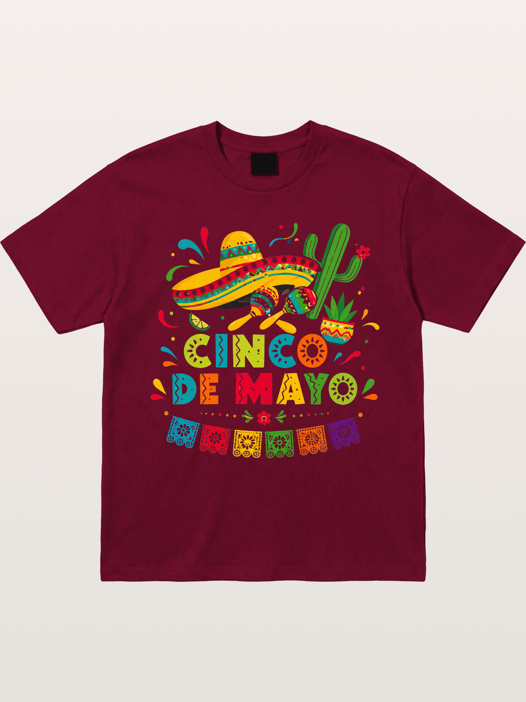 Cinco De Mayo Fiesta Art Gildan T-shirt