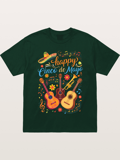 Mexican Guitar Trumpet Notes Gildan T-shirt