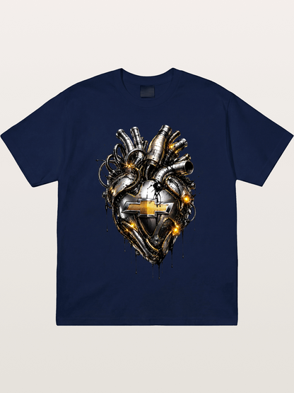 Chevrolet Engine Heart Graphic Gildan T-shirt