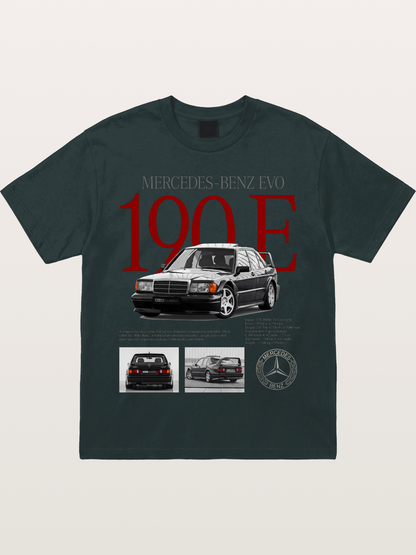 Mercedes-Benz 190E Retro Profile Gildan T-shirt