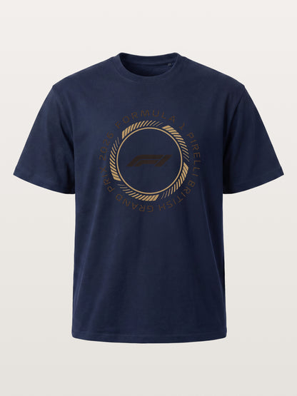 British Grand Prix 2026 Circular Crest Cotton T-shirt