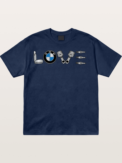 BMW Engine Parts Diagram Cotton T-shirt