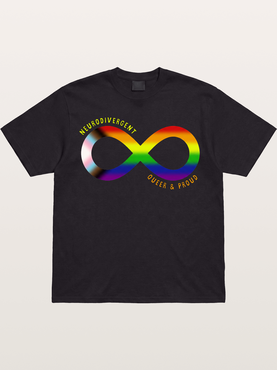 Neurodivergent Queer Infinity Symbol Gildan T-shirt