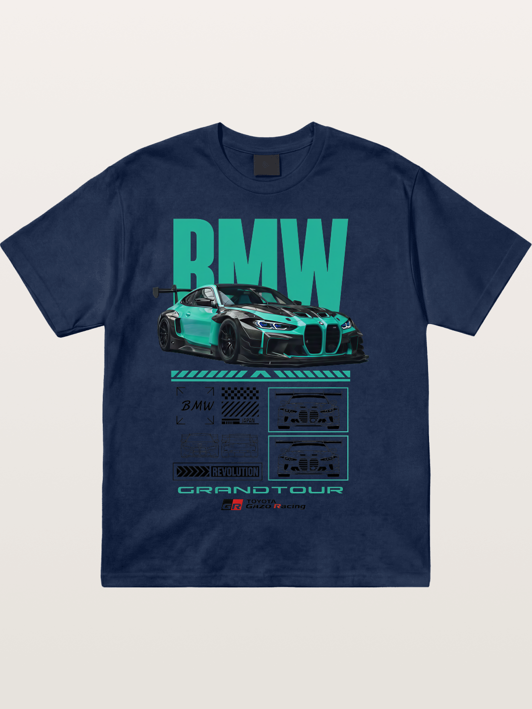 BMW M4 GT3 Technical Design Cotton T-shirt