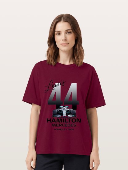 Lewis Hamilton Mercedes 44 Design Gildan T-shirt