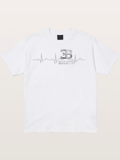 Bugatti Heartbeat Logo Cotton T-shirt
