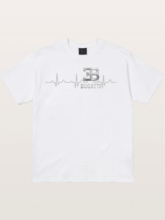 Bugatti Heartbeat Logo Cotton T-shirt
