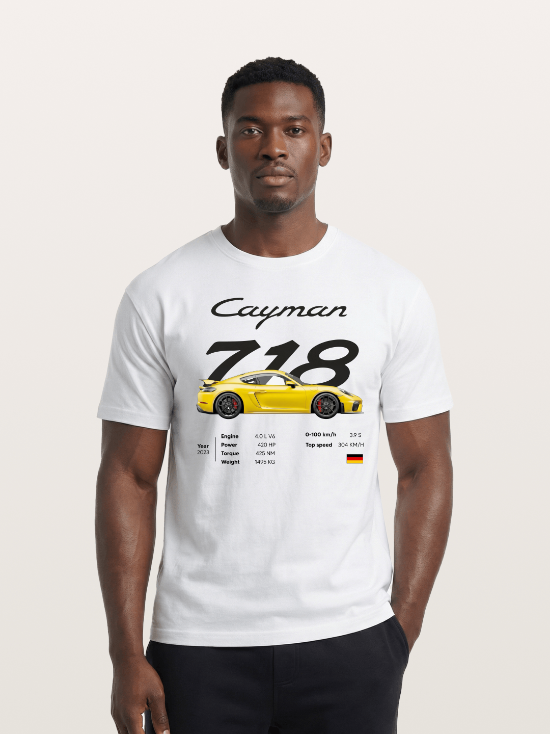 718 Porsche Vibe Cotton T-shirt