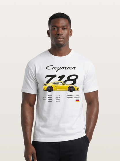718 Porsche Vibe Cotton T-shirt