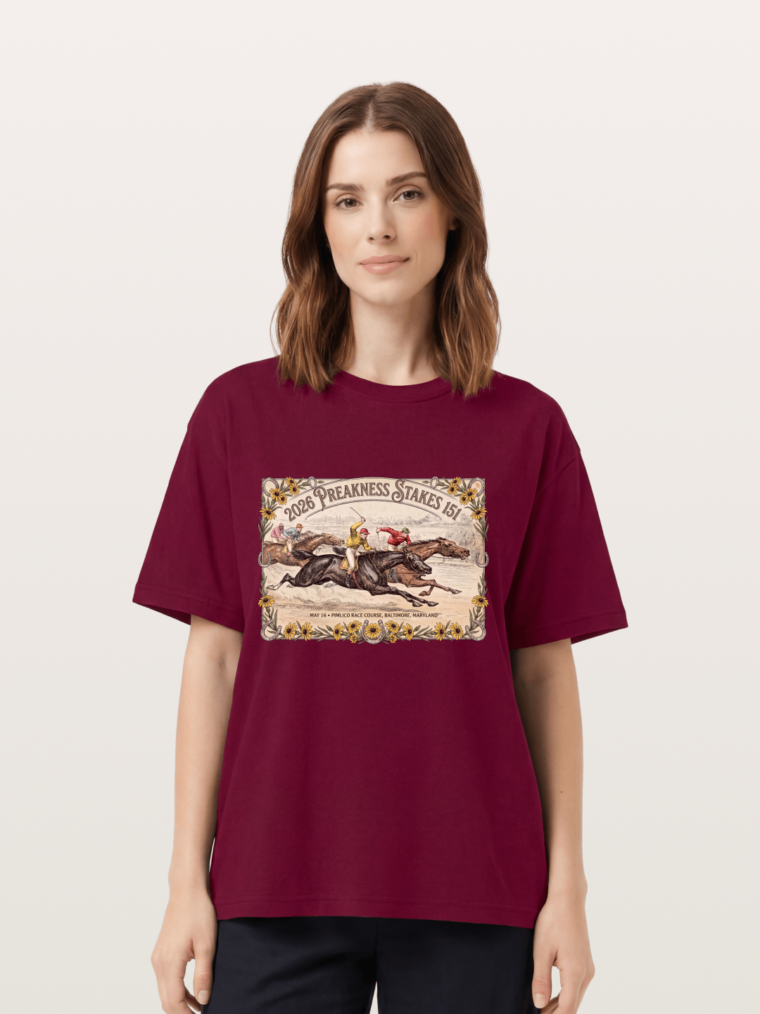 2026 Pimlico Race Course Print Gildan T-shirt