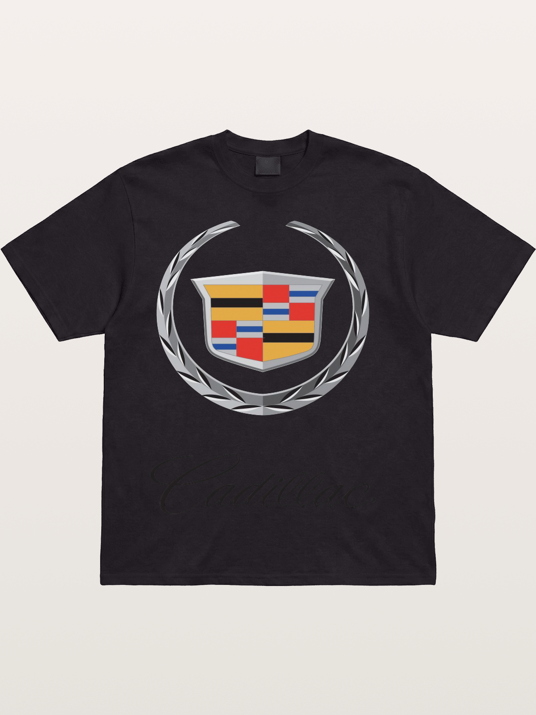Cadillac Laurel Wreath Emblem Cotton T-shirt