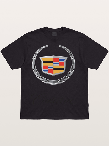 Cadillac Laurel Wreath Emblem Cotton T-shirt