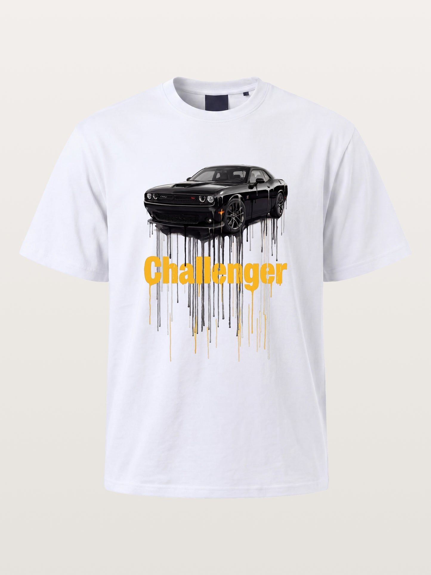 Drip Paint Challenger Poster Cotton T-shirt