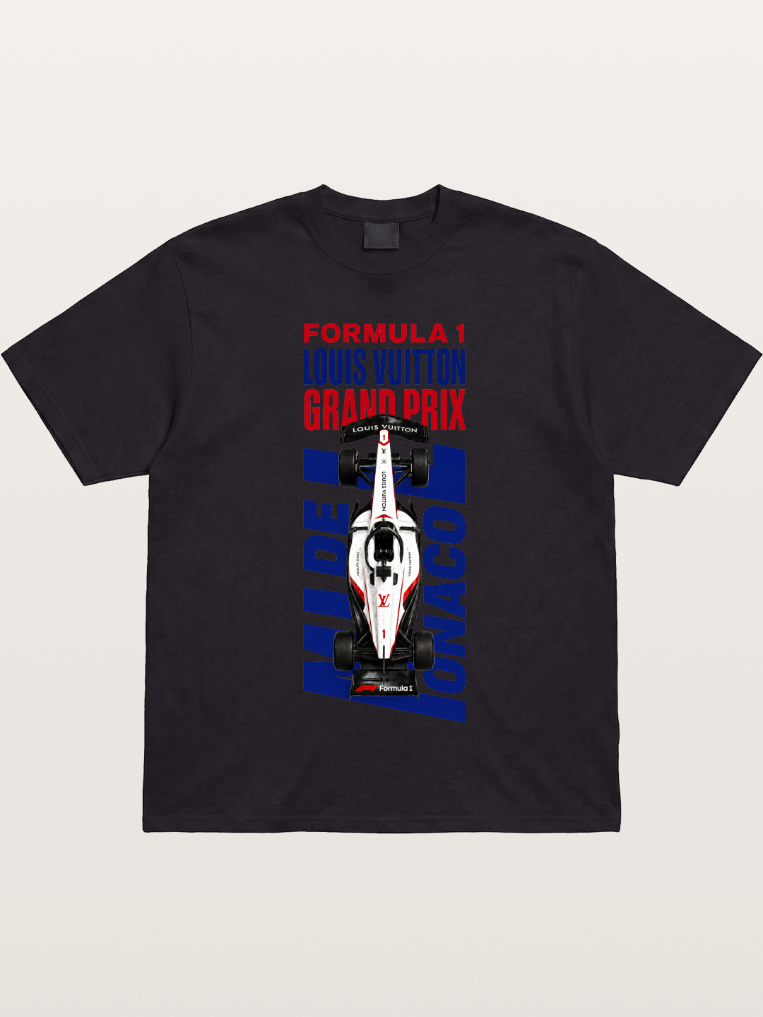 LV Monaco F1 Vertical Poster Gildan T-shirt