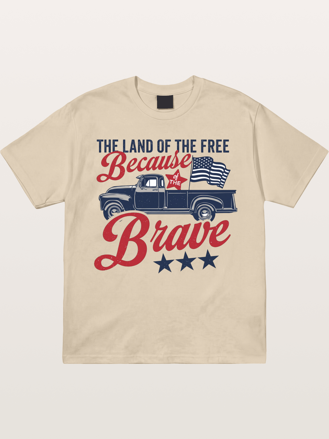Land of the Free Vintage American Truck Gildan T-shirt