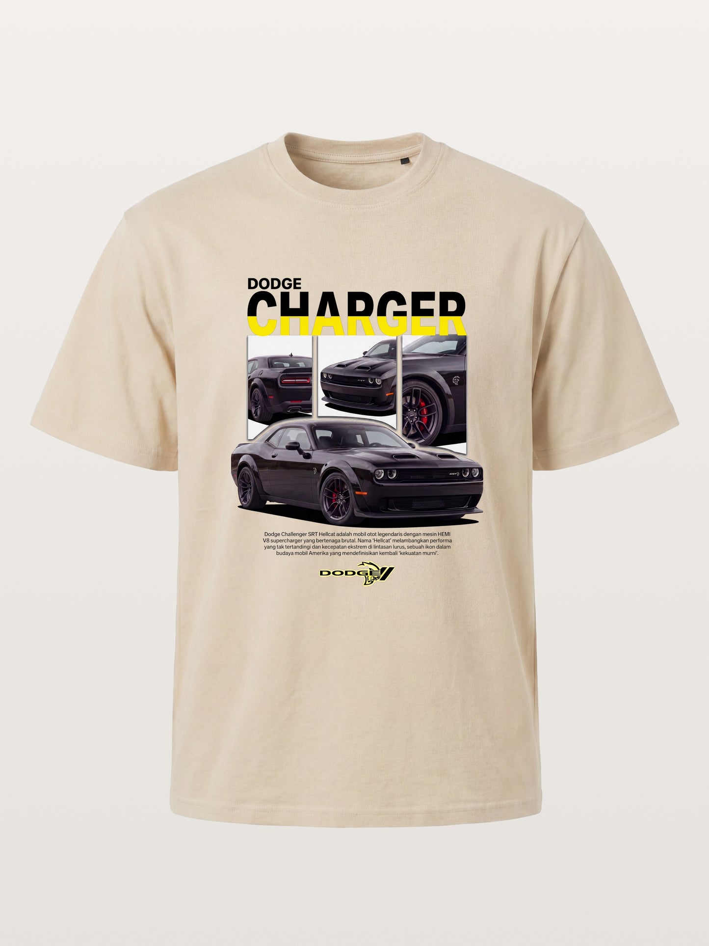 Dodge Hellcat Triple Car Collage Gildan T-shirt