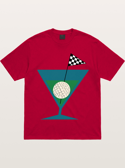 Golf Martini Gildan T-shirt