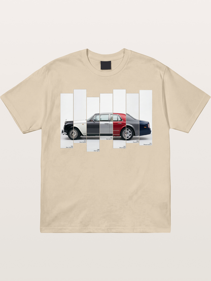 Multi-Color Rolls Royce Timeline Gildan T-shirt