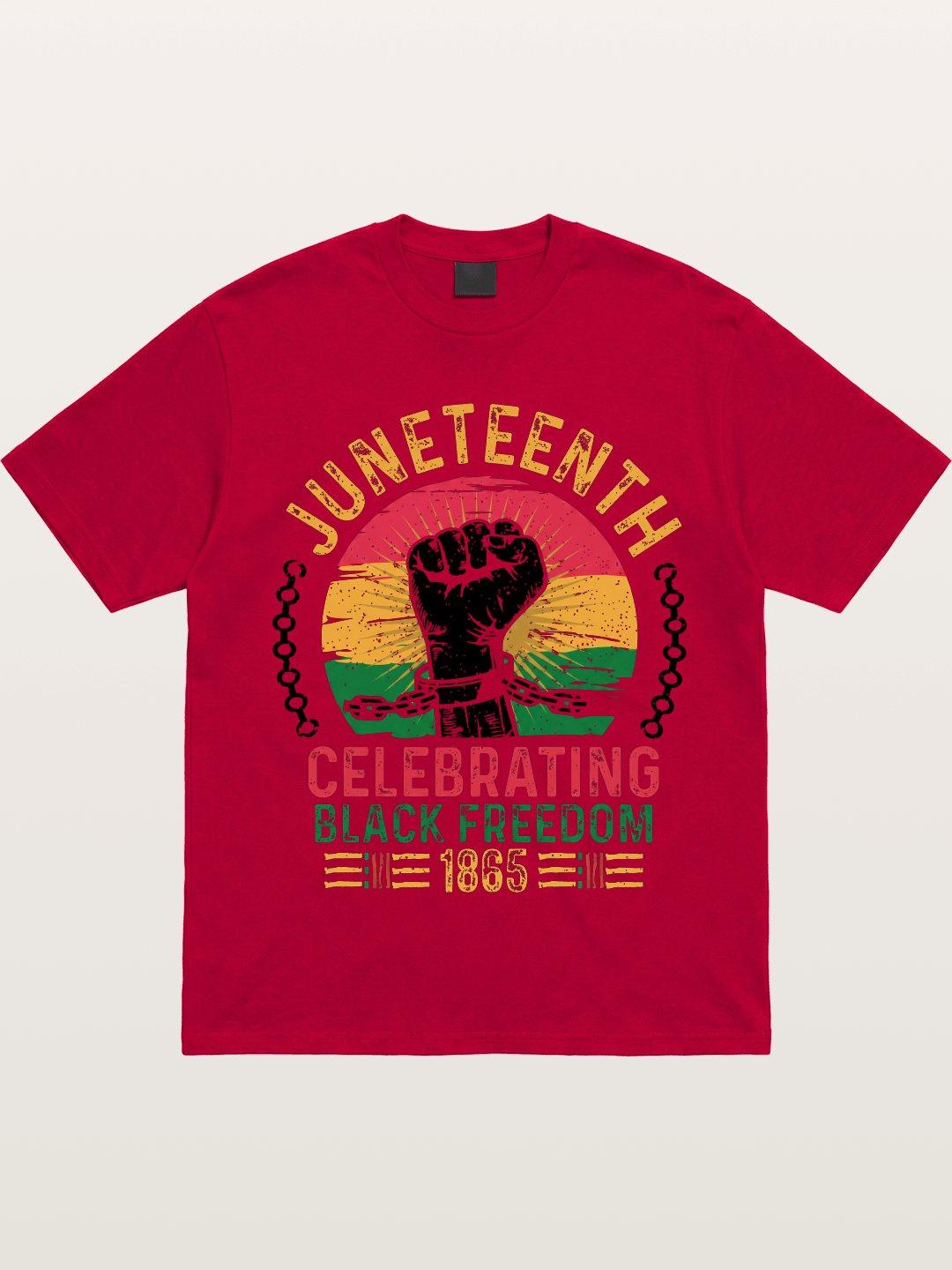 Juneteenth Black Freedom Fist Gildan T-shirt