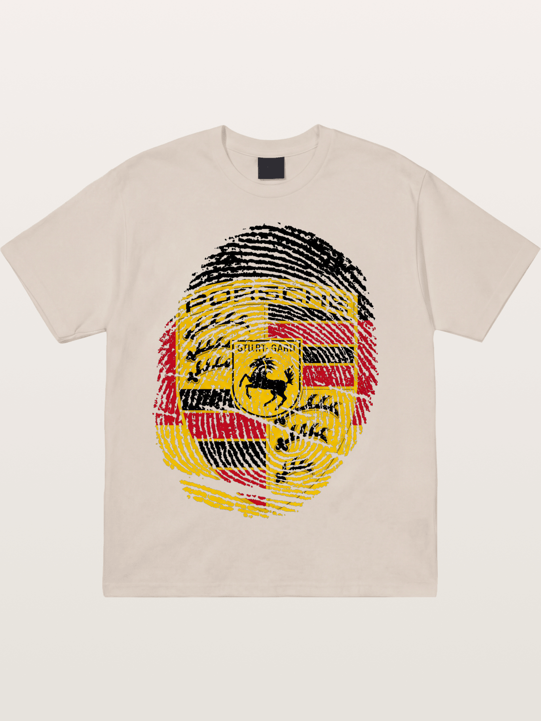 Porsche Crest Fingerprint Cotton T-shirt