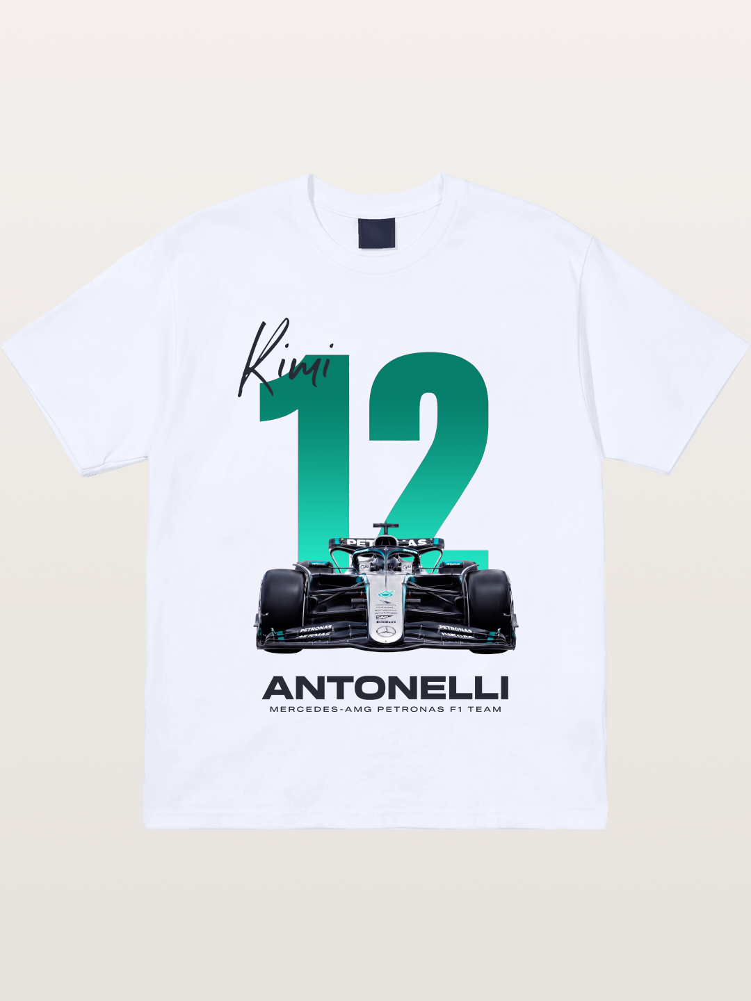 Kimi Antonelli Mercedes F1 12 Gildan T-shirt