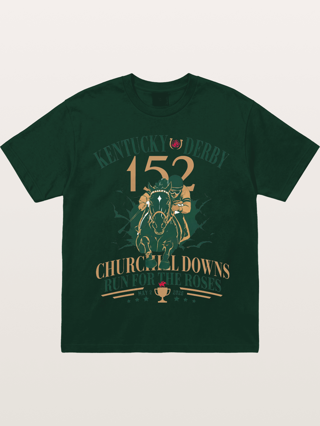 152nd Kentucky Derby Vintage Print Gildan T-shirt