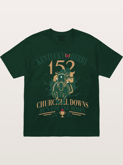 152nd Kentucky Derby Vintage Print Gildan T-shirt