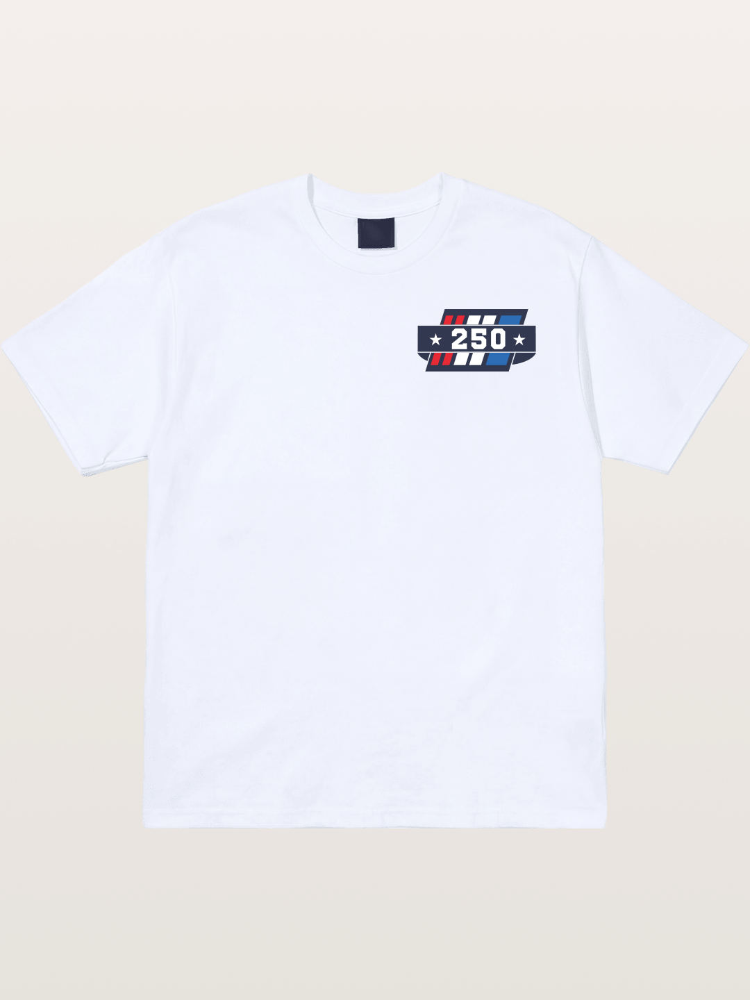 250th Anniversary Star Stripes Badge Gildan T-shirt