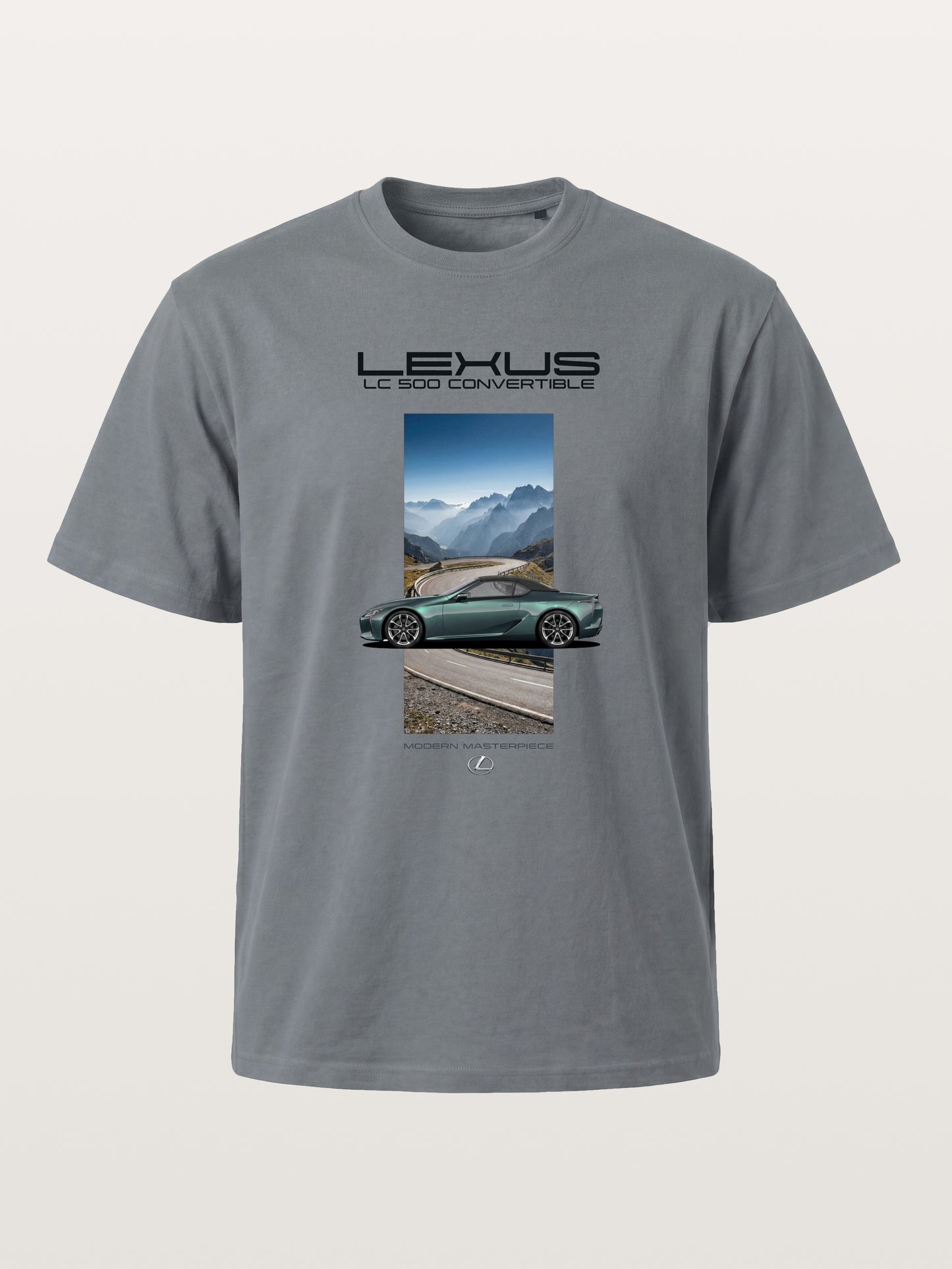 Lexus LC500 Coastal Villa Poster Cotton T-shirt