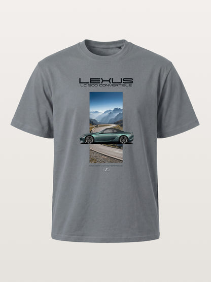 Lexus LC500 Coastal Villa Poster Cotton T-shirt