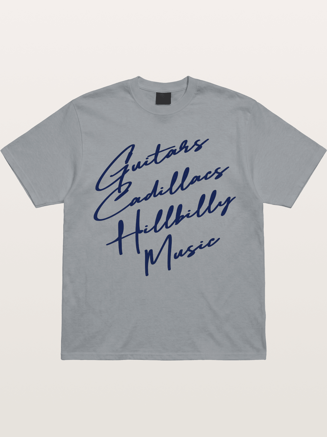 Guitars & Cadillacs Music Print Gildan T-shirt