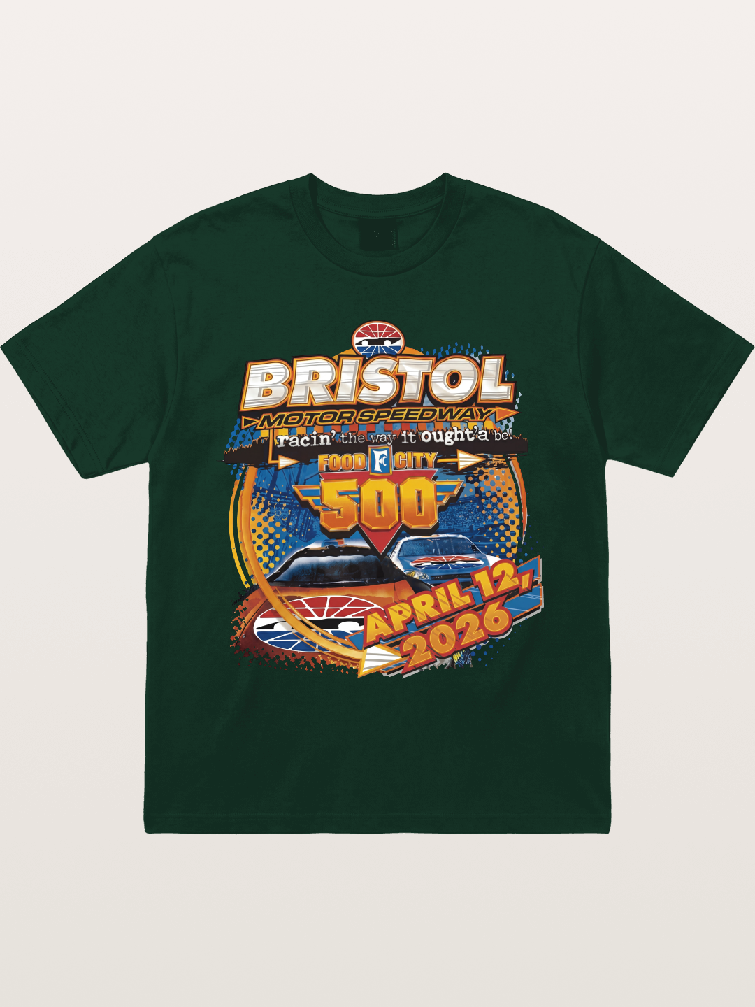 2026 Bristol Food City 500 Print Gildan T-shirt