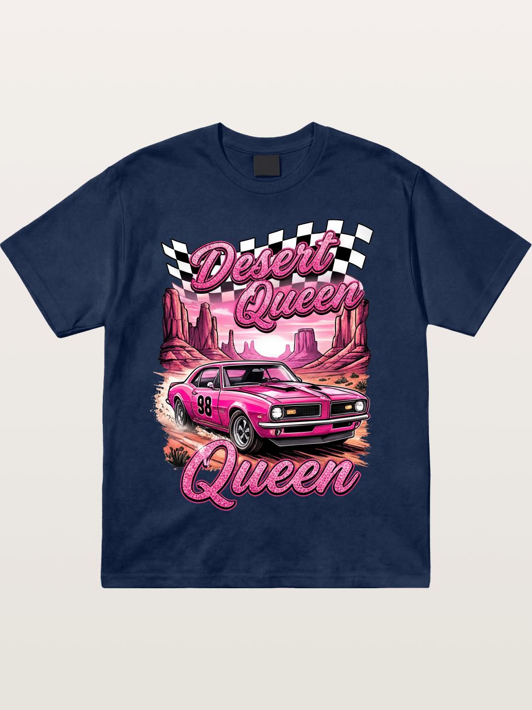 Desert Queen Racer Cotton T-shirt