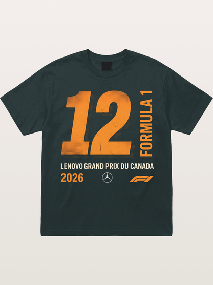 #12 Piastri 2026 F1 Canada Gildan T-shirt