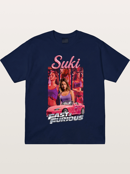 Fast & Furious Pink Crew Gildan T-shirt