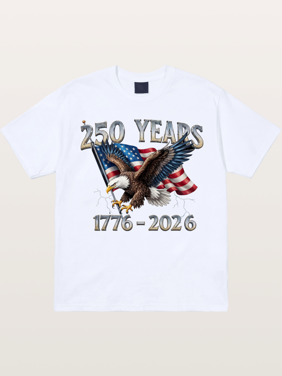 American Eagle 250th Anniversary Flag Gildan T-shirt