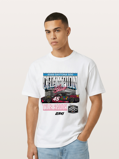 Tyler Reddick Daytona 500 Champion Print Gildan T-shirt