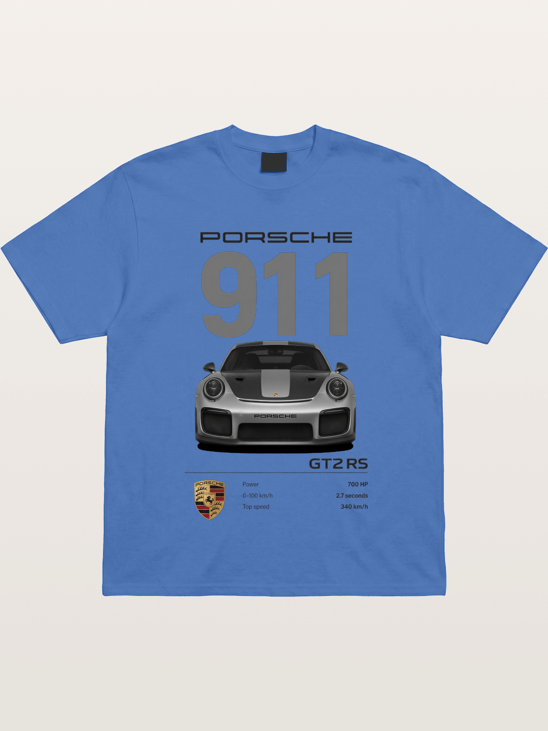 911 GT2 RS Spec Sheet Art Gildan T-shirt