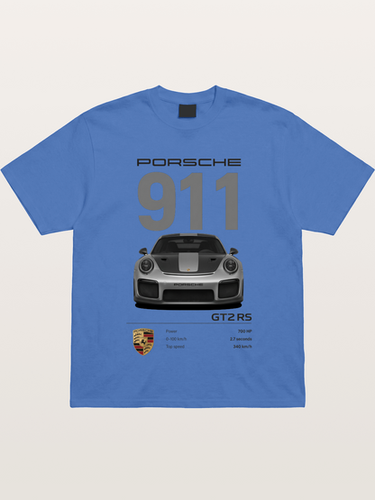 911 GT2 RS Spec Sheet Art Gildan T-shirt