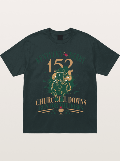 152nd Kentucky Derby Vintage Print Gildan T-shirt