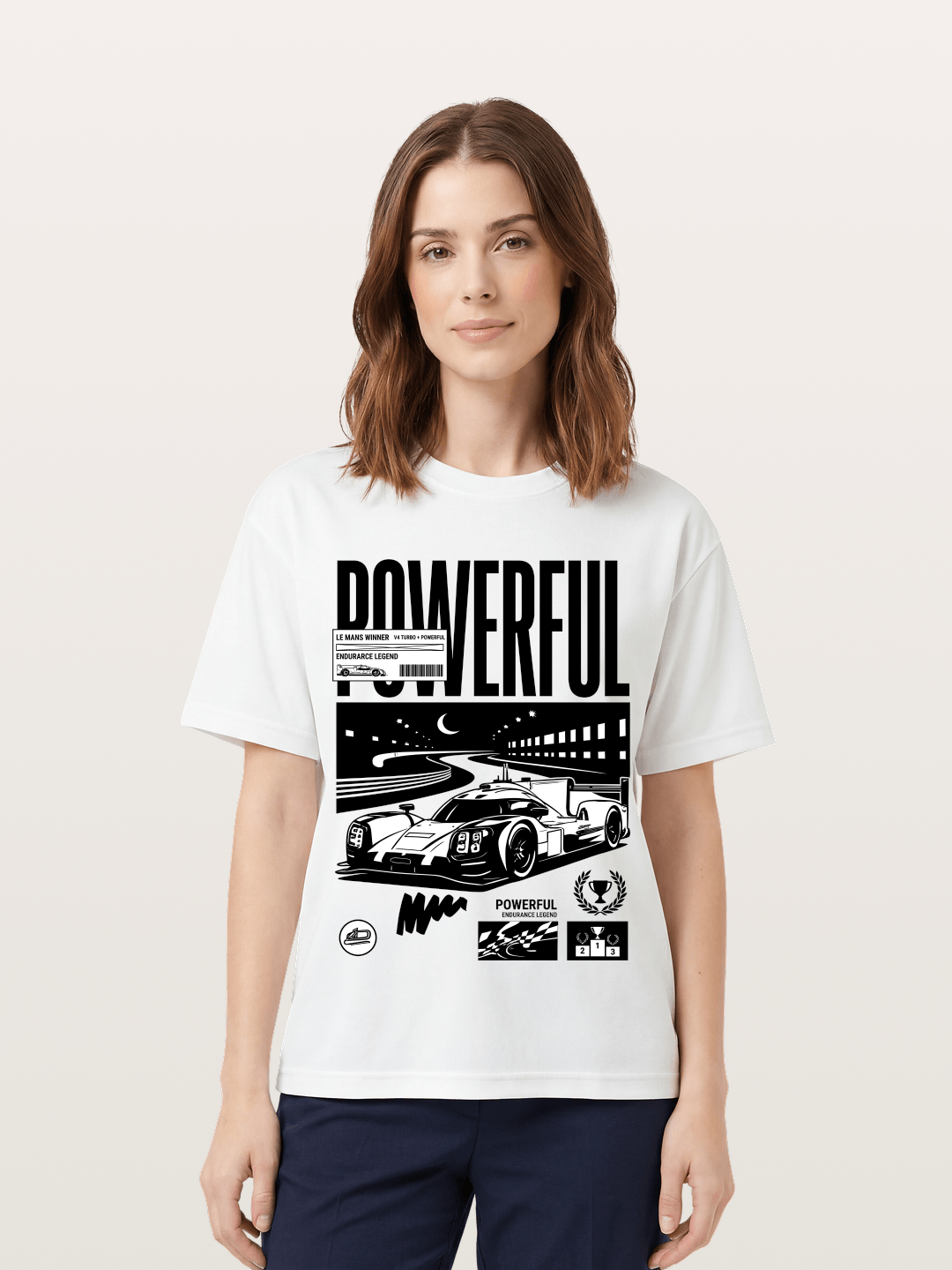 Endurance and powerful legend Cotton T-shirt
