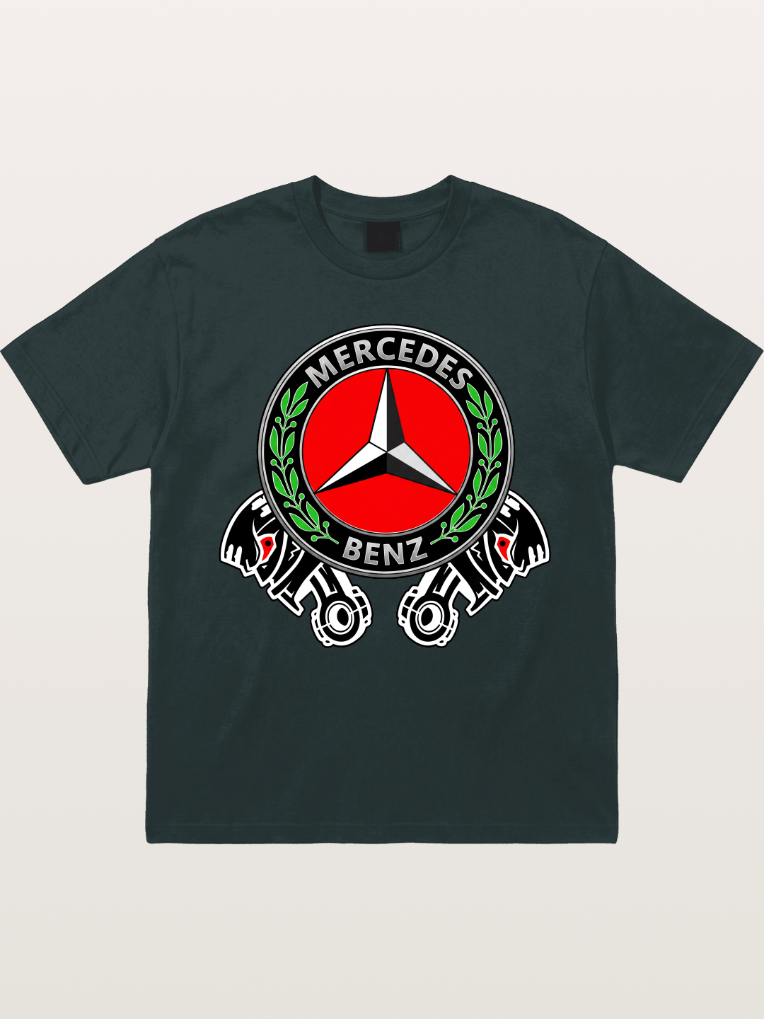 Mercedes-Benz Piston Logo Art Gildan T-shirt