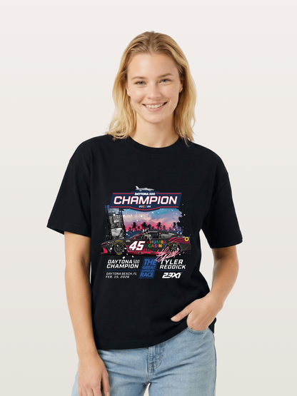 Tyler Reddick 45 Champion Car Art Gildan T-shirt