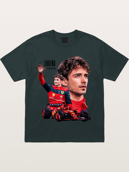 Leclerc Ferrari F1 Collage Art Gildan T-shirt