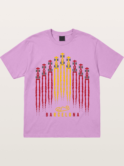 Barcelona GP Racing Column Streaks Gildan T-shirt