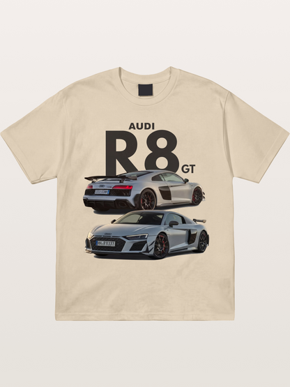 Audi R8 GT Front Rear View Gildan T-shirt