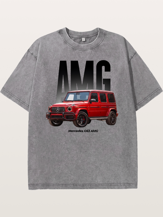 Red G63 Beast Washed T-shirt