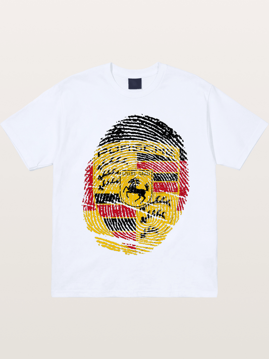 Porsche Crest Fingerprint Gildan T-shirt