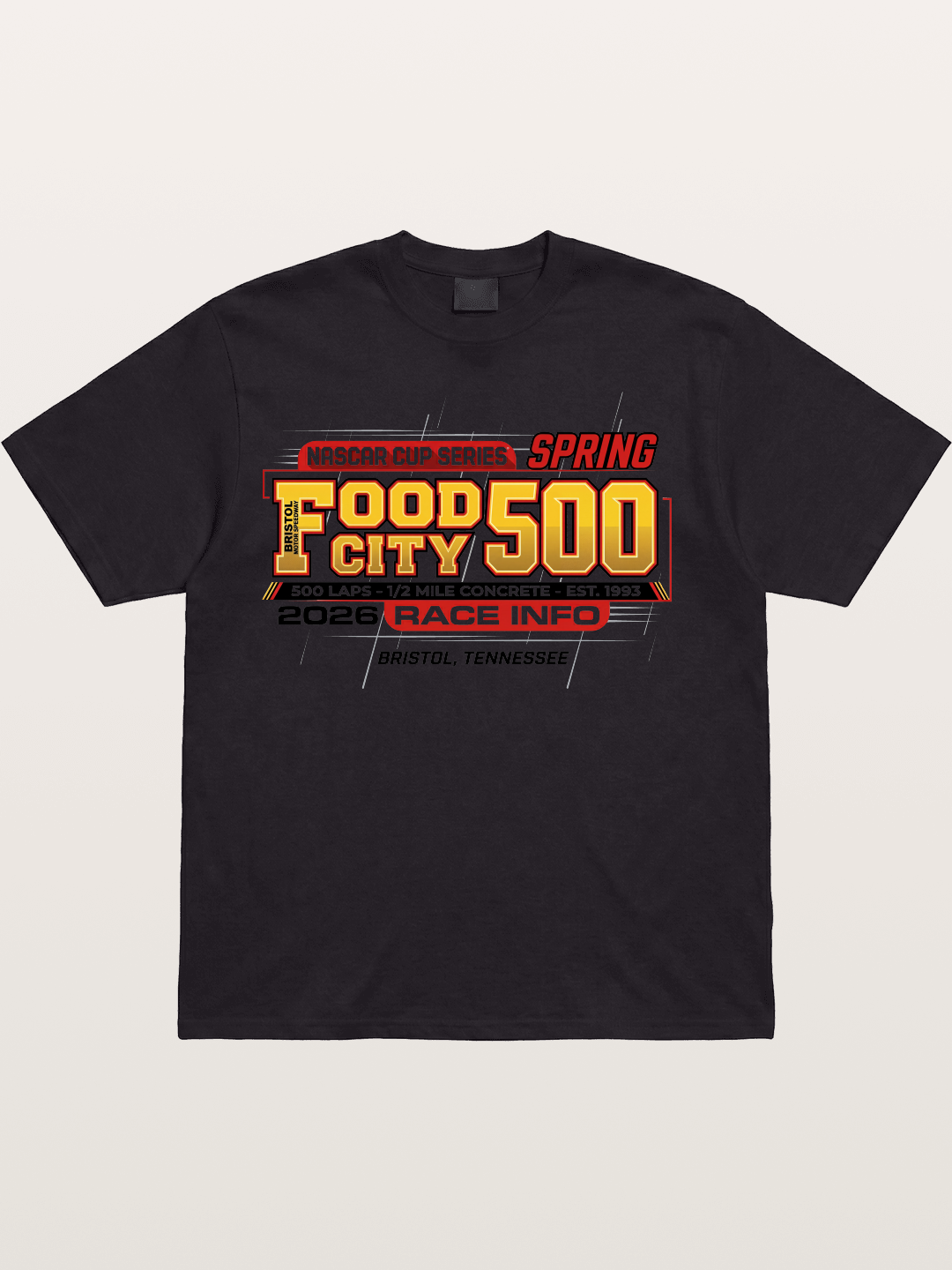 2026 Spring Food City 500 Cotton T-shirt